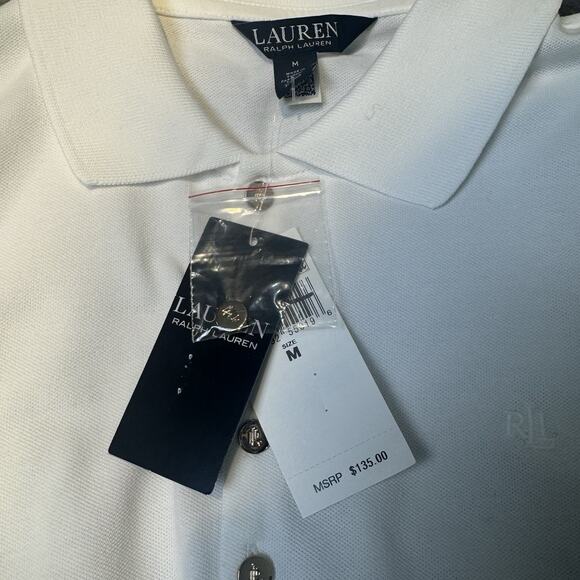 Ralph Lauren Collared Shift Dress Size M. Sporty and Stylish 100% cotton NWT. - Picture 14 of 16